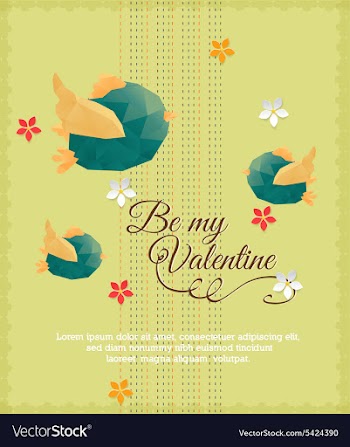 With abstract background vector image