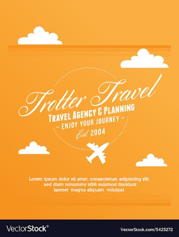 With abstract background vector image
