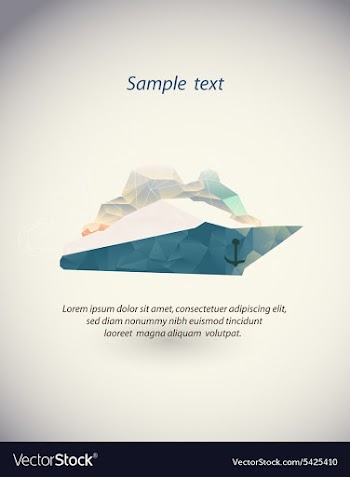 With abstract background vector image