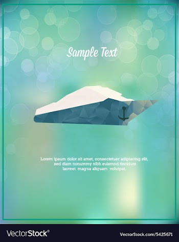 With abstract background vector image