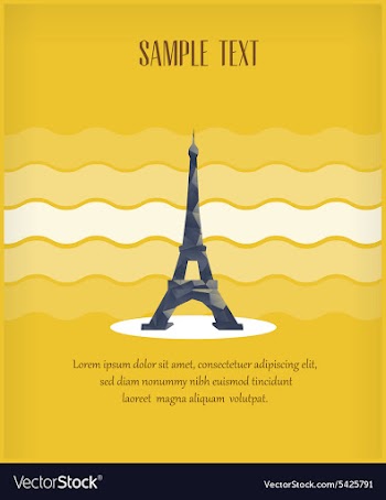 With abstract background vector image