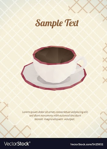 With abstract background vector image