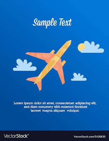 With abstract background vector image
