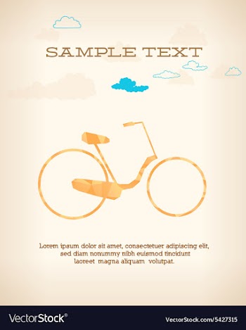 With abstract background vector image