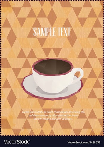 With abstract background vector image