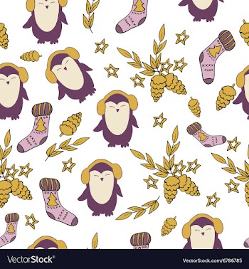 With animals and additional elements vector image