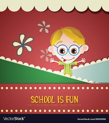 With backtoschool and geek vector image