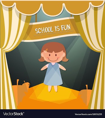 With backtoschool and kid vector image