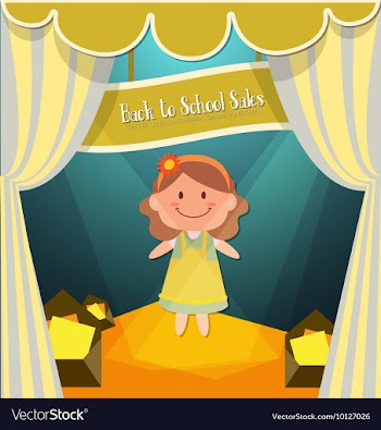 With backtoschool and kid vector image