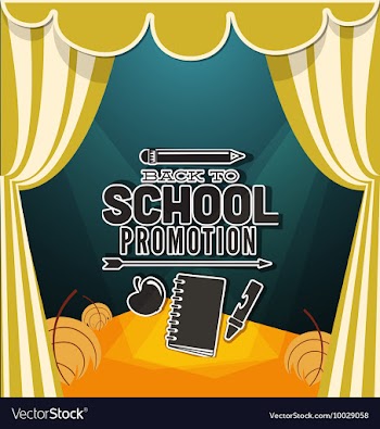 With backtoschool and leaf vector image