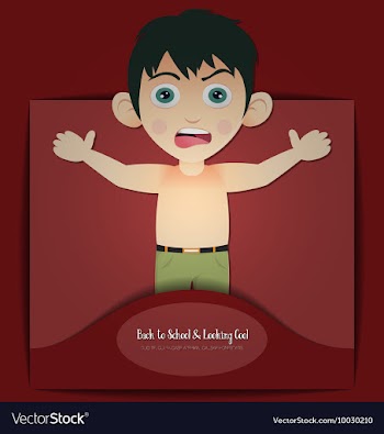 With backtoschool and student vector image