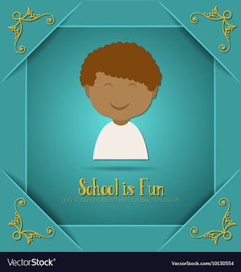 With backtoschool and teacher vector image