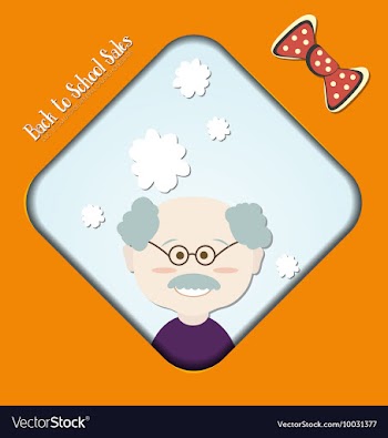 With backtoschool and test vector image