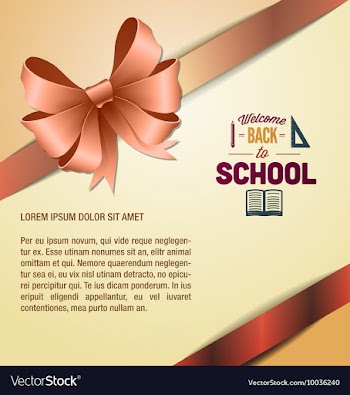 With backtoschool and vector image