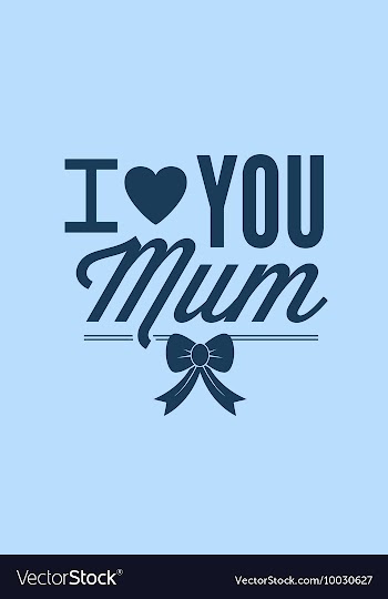 With best mom and vector image