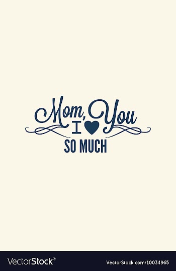 With best mom and vector image