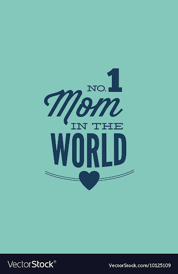 With best mom and vector image