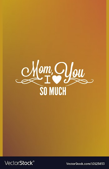 With best mom and vector image