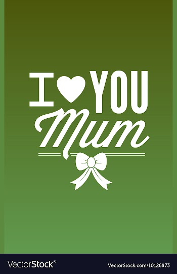 With best mom and vector image