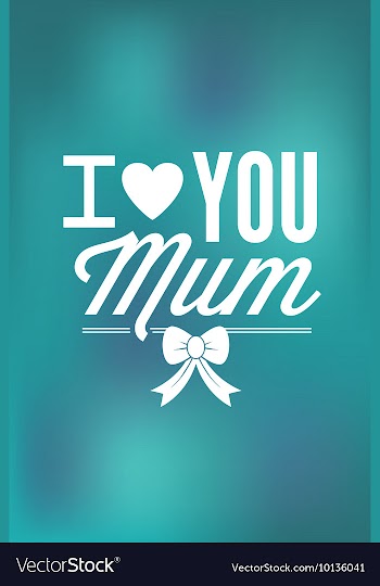 With best mom and vector image