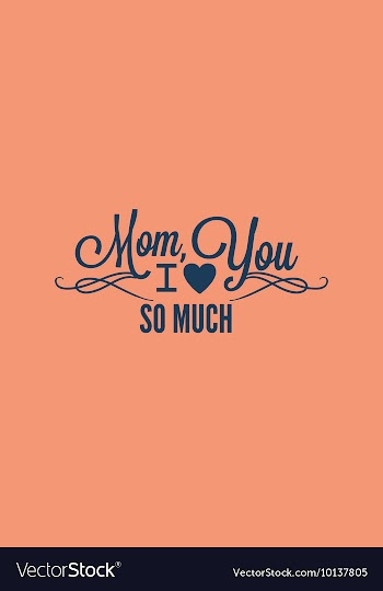 With best mom and vector image