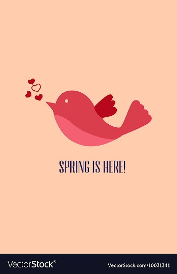 With bird and vector image
