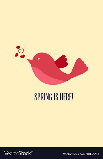 With bird and vector image