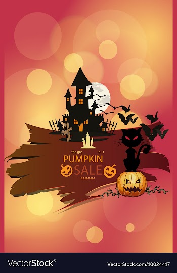 With buildings and monuments vector image