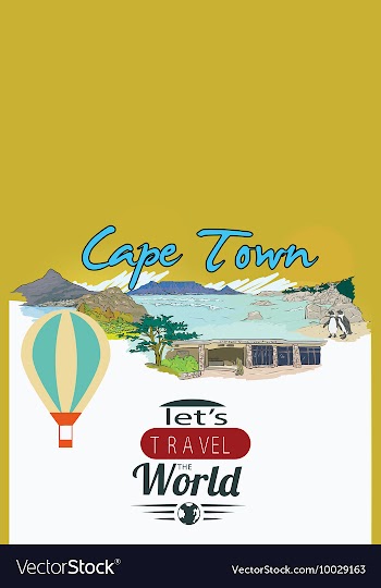 With buildings and monuments vector image