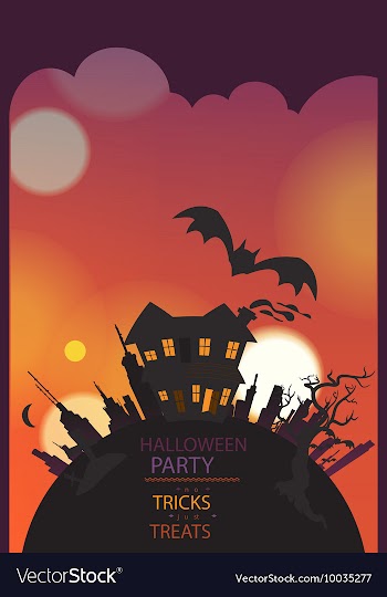 With buildings and monuments vector image