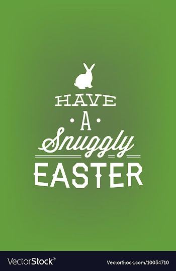 With bunny and vector image