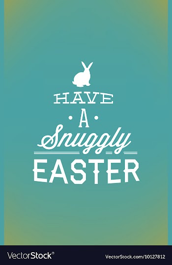 With bunny and vector image