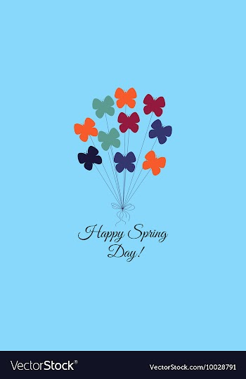 With butterfly and vector image