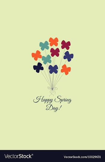 With butterfly and vector image