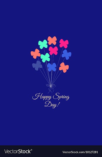 With butterfly and vector image