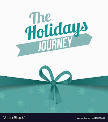With christmas and snowflake vector image
