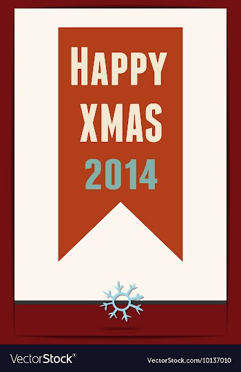 With christmas and winter feeling vector image