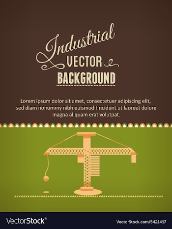 With construction tool vector image