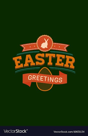 With easter and vector image