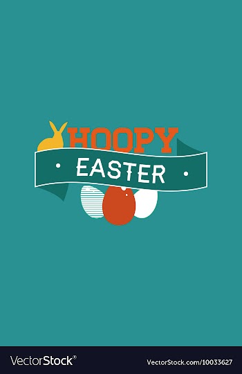 With easter and vector image