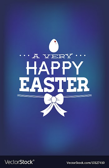 With egg easter and vector image