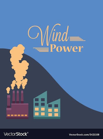 With factory vector image