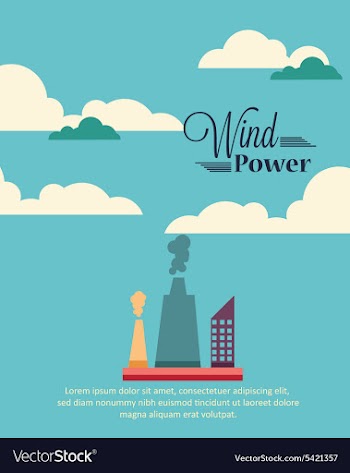 With factory vector image