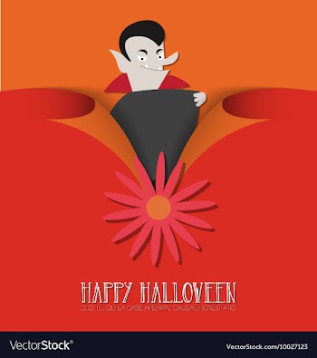 With halloween and halloween monster vector image