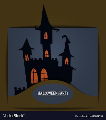 With halloween and halloween monster vector image