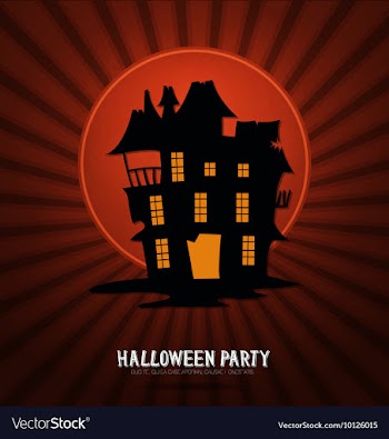 With halloween and halloween monster vector image