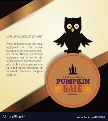With halloween and halloween monster vector image