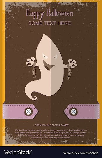 With halloween and halloween monster vector image