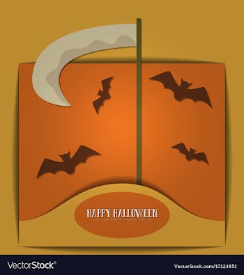 With halloween and scyte vector image