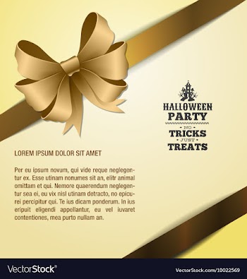 With halloween and vector image